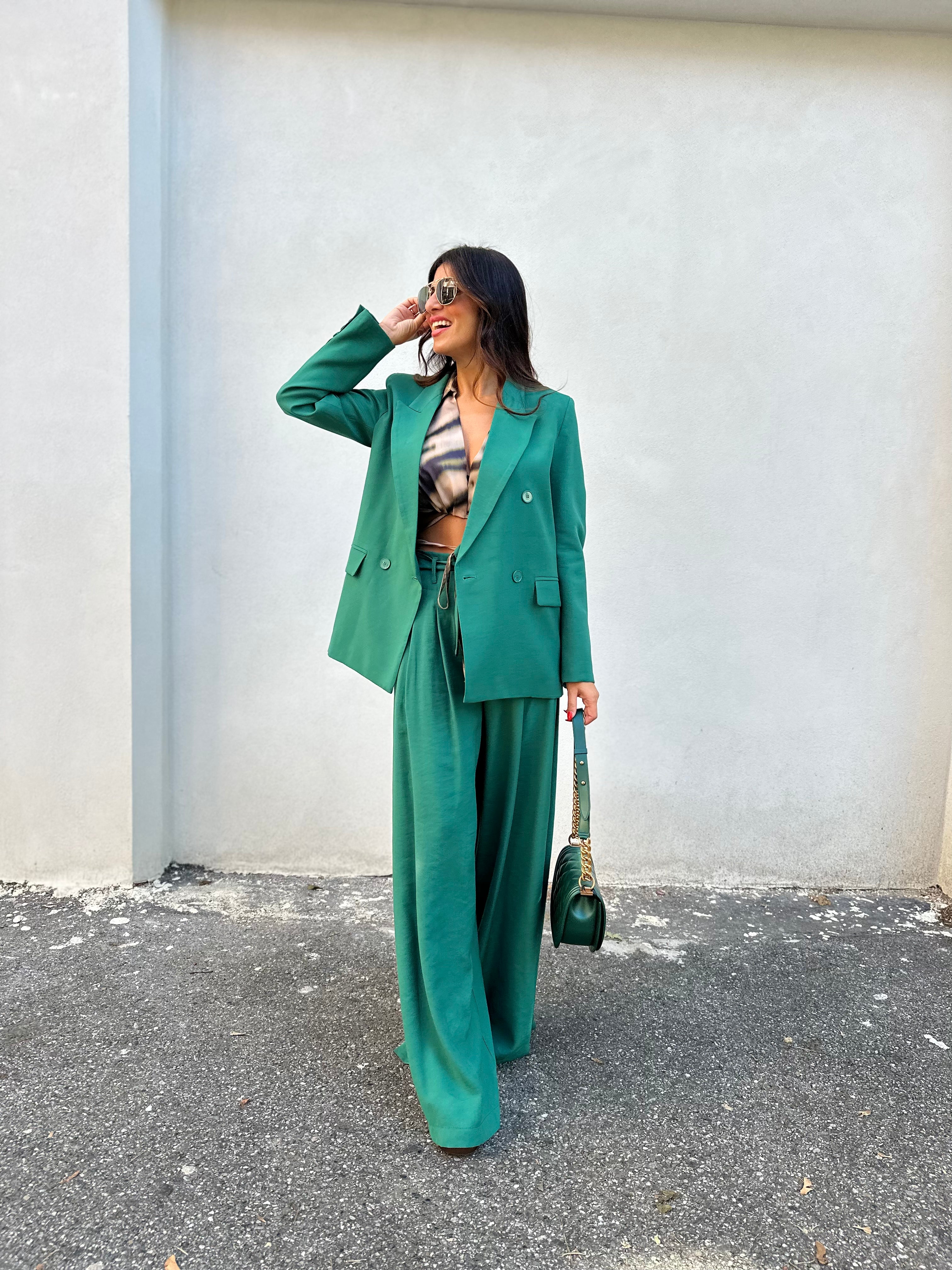 Tailleur on sale verde petrolio