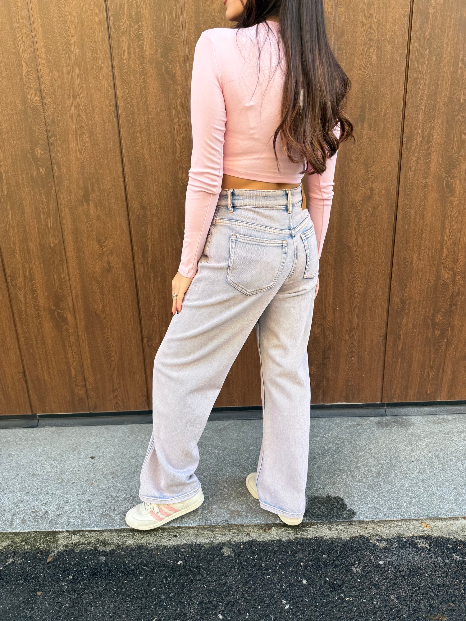 Jeans Wide leg “Pink” LUMINA