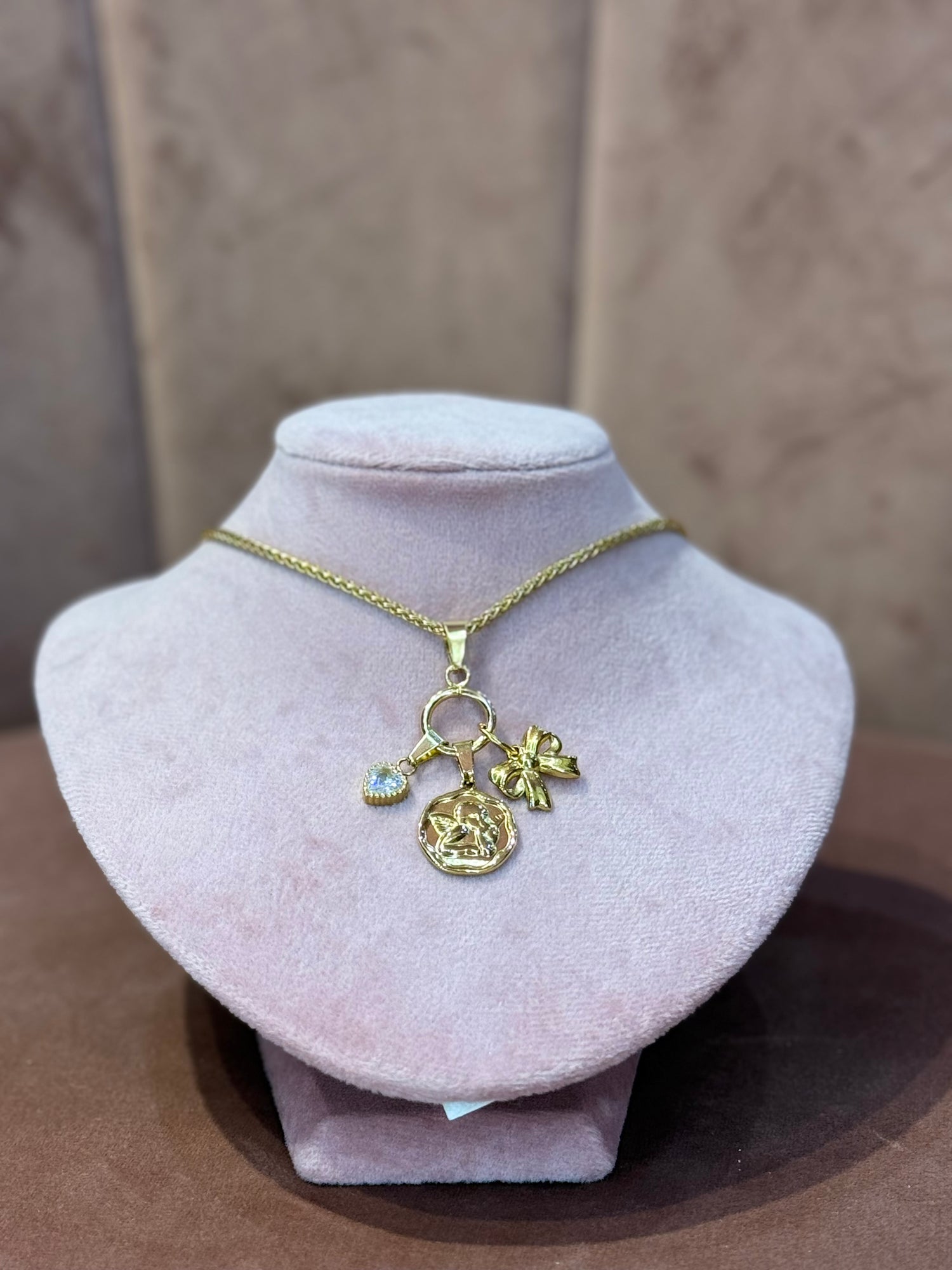 Collana Gold “3 Charms” CRIS